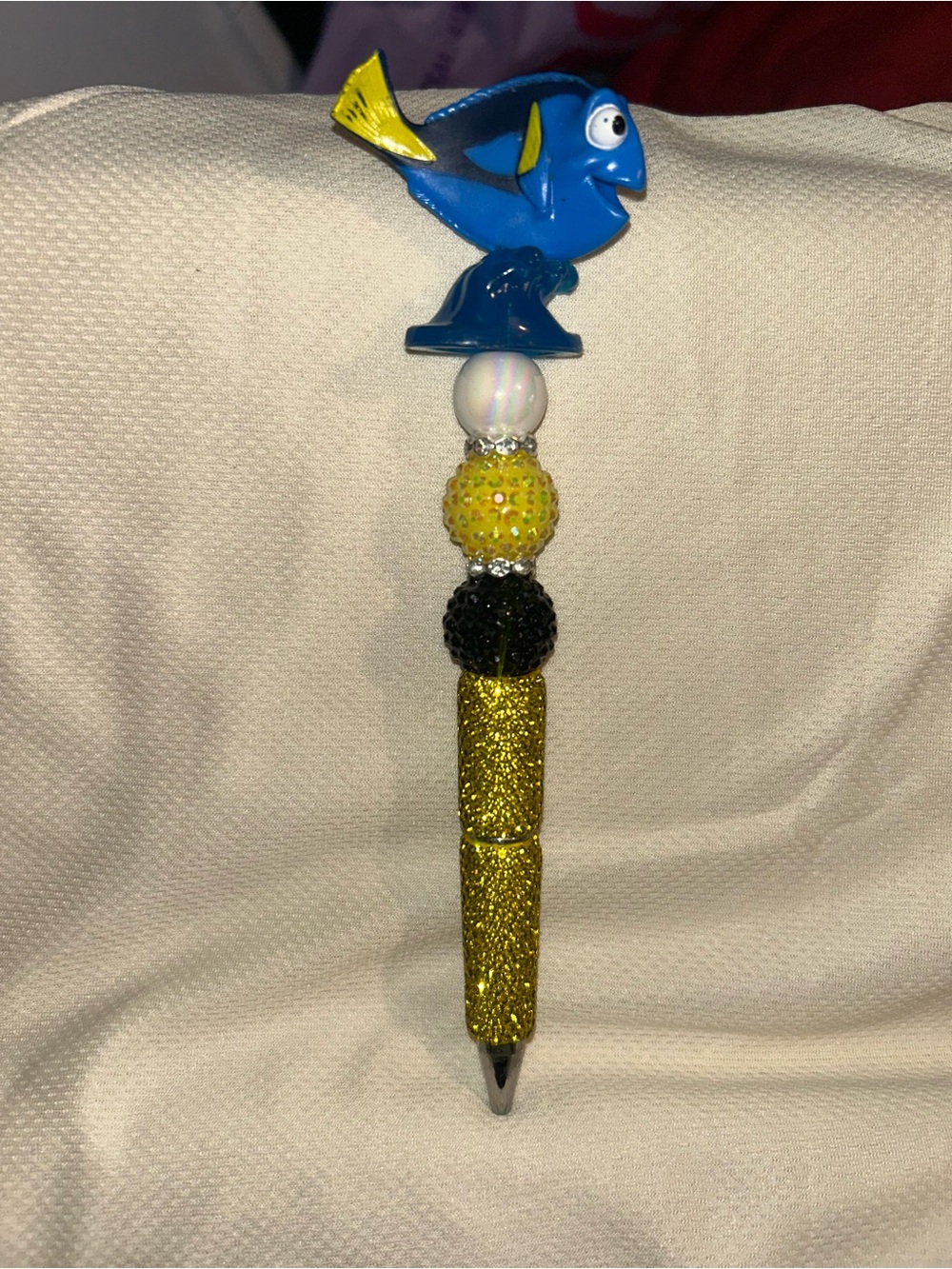 Blue Dory Character beaded pen